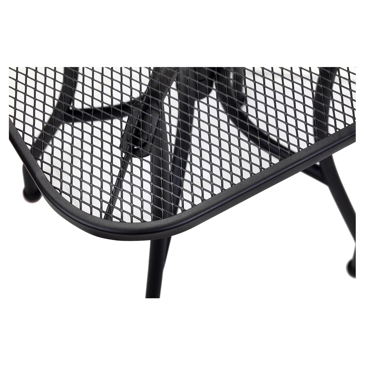 Black Steel Outdoor Metal Square Patio Table19b8fad76316eae019