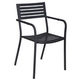 Ella Outdoor Stackable Armchair in Black19cd3030fe93a12d5d