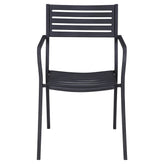 Ella Outdoor Stackable Armchair in Black19cd3030fe97f96a3