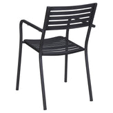 Ella Outdoor Stackable Armchair in Black19cd3030fe96e85d9e