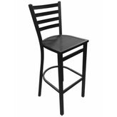 Outdoor 400 Bar Stool with Black Wrinkle Finish