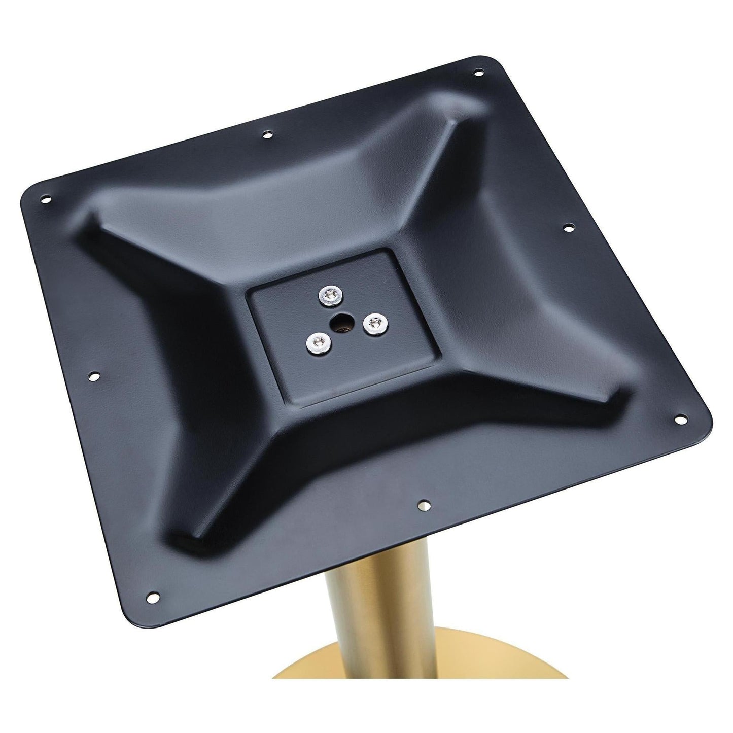 Gold Round Outdoor Table Base - Dining Height19cd2fd9d6024803c