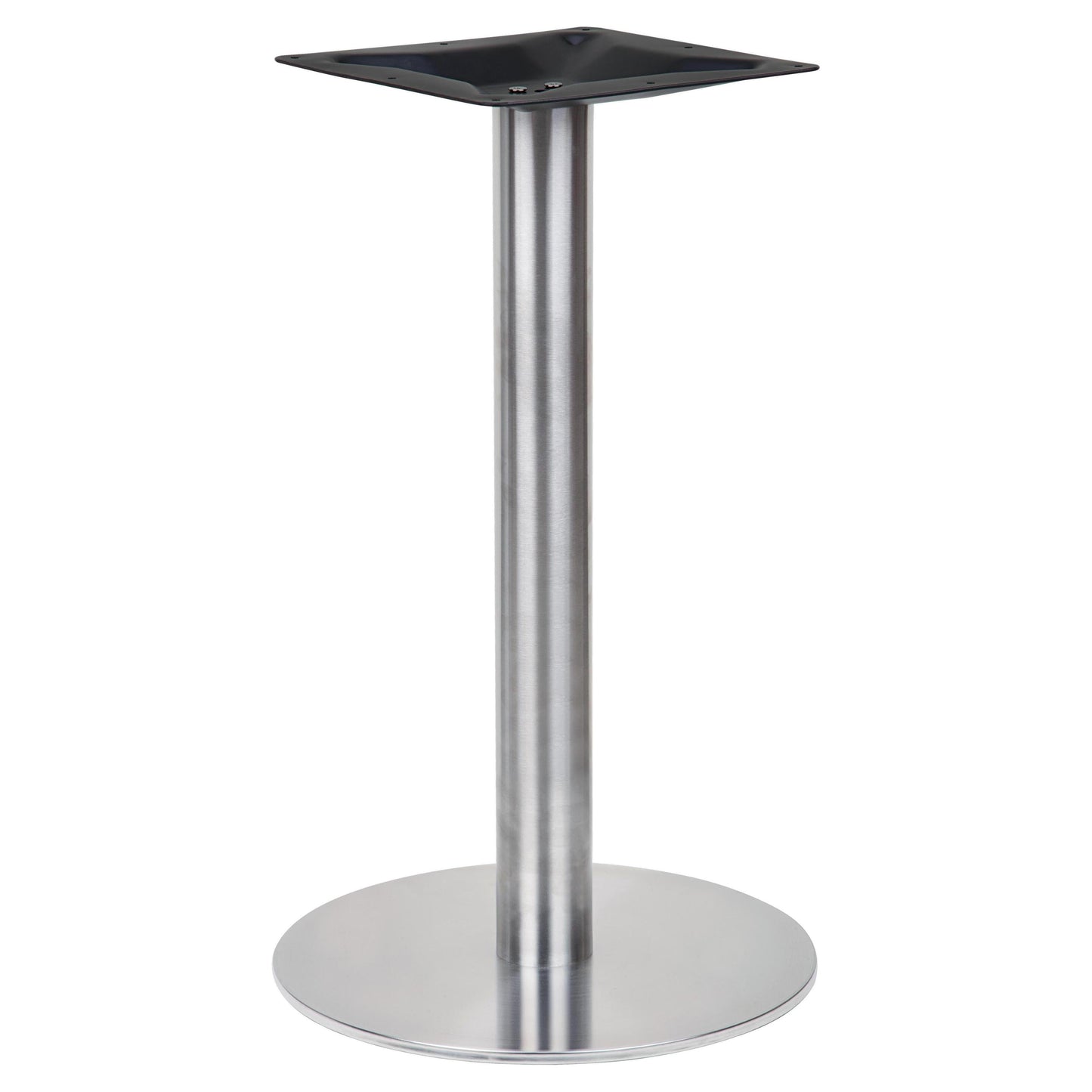 Stainless Steel Round Outdoor Table Base - Dining Height19cd2fb428e65d379e