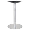 Stainless Steel Round Outdoor Table Base - Dining Height19cd2fb428e65d379e