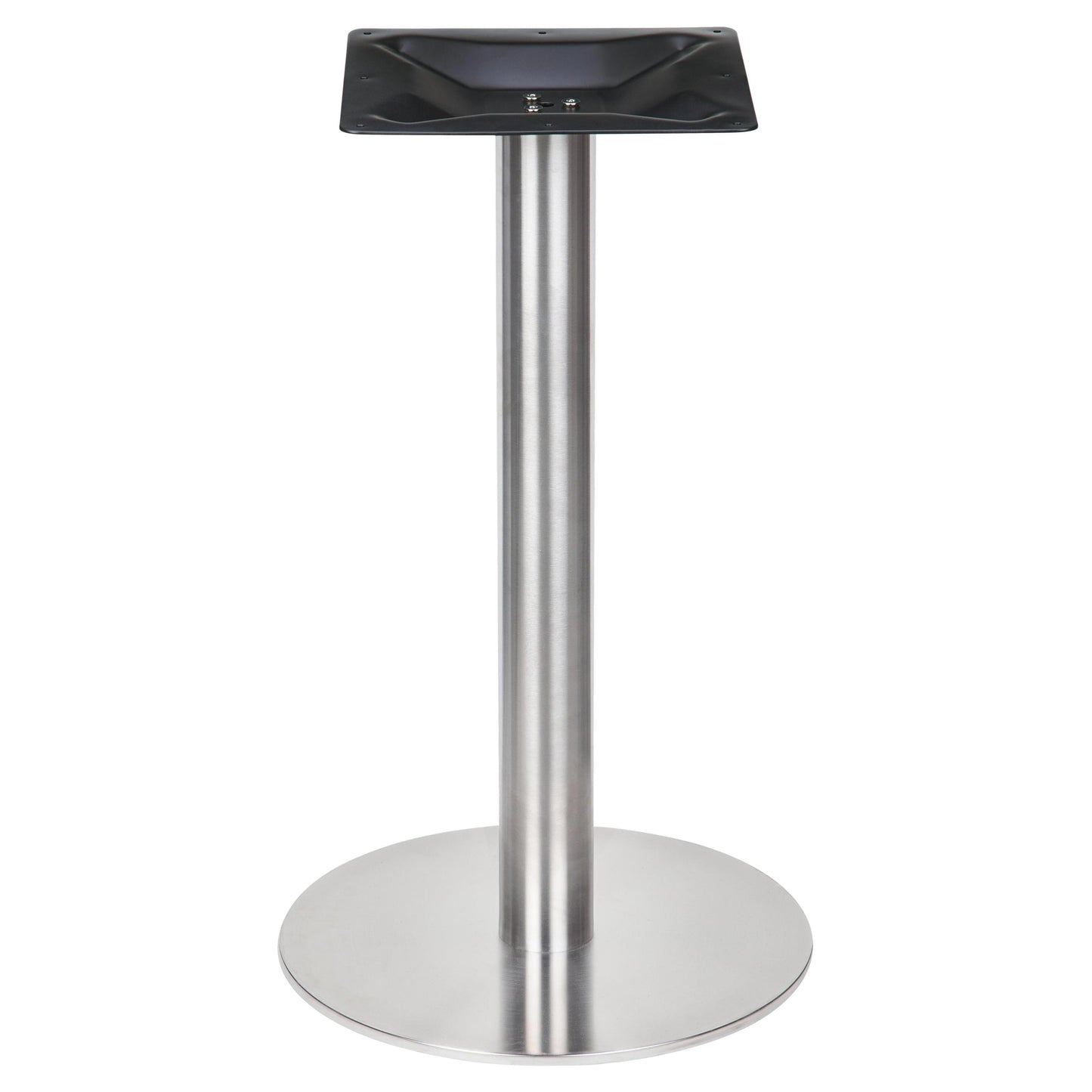 Stainless Steel Round Outdoor Table Base - Dining Height19cd2fb428e16dbc2b