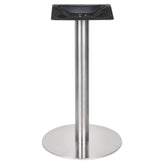 Stainless Steel Round Outdoor Table Base - Dining Height19cd2fb428e16dbc2b