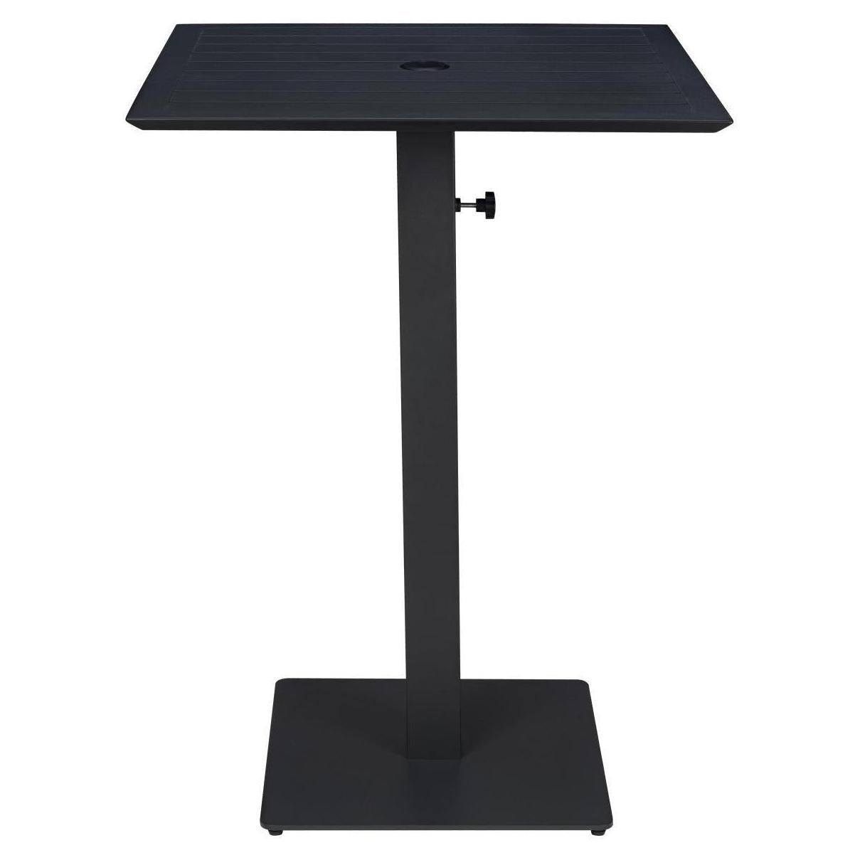 Carlo Outdoor Umbrella Table Base in Black - Bar Height19b8fcabeac71a0a66