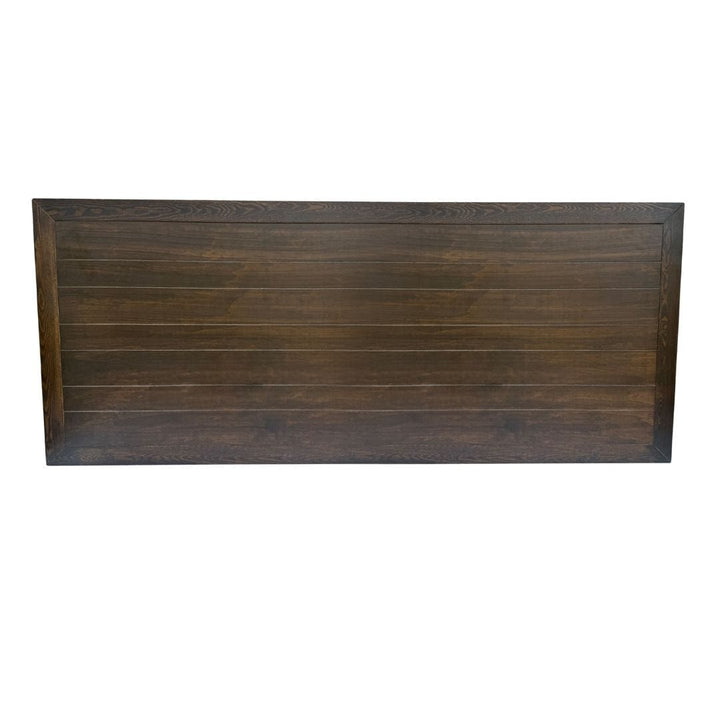 Rustic Solid Pine Folding Straight Leg Farm Table