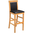 Premium Irving Upholstered Wood Bar Stool19c44ad29e748fc48a