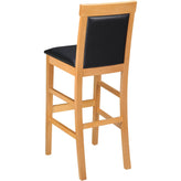 Premium Irving Upholstered Wood Bar Stool19c44ad29e72a2cff