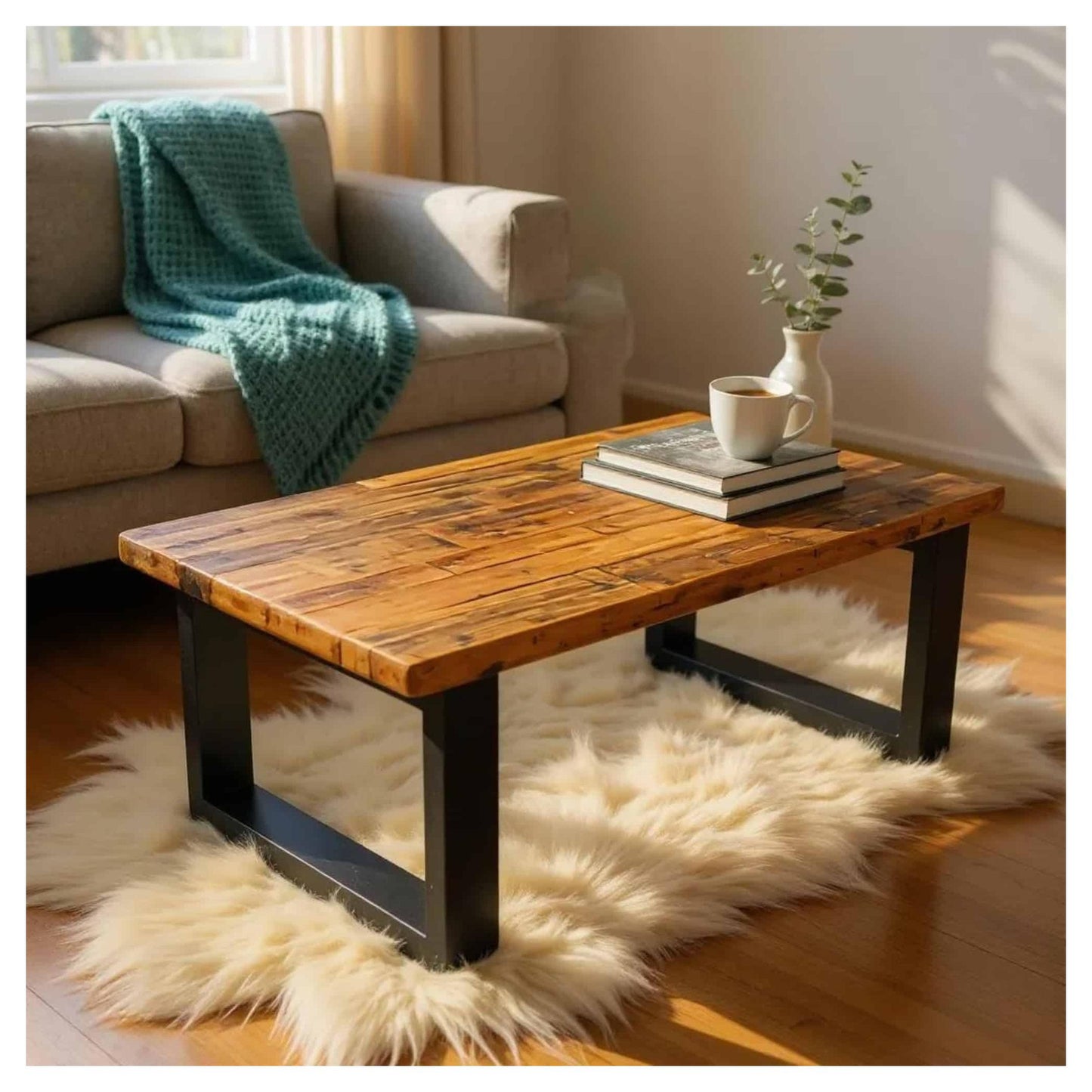 Rectangular Coffee Table Base - Set of 2