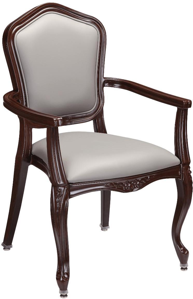 Tatiana Padded Aluminum Arm Chair19fd940ef2c6c0393c
