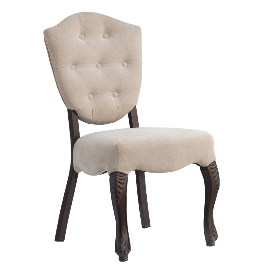 Maisie Wood Grain Aluminum Upholstered Chair19fd93f23383406550