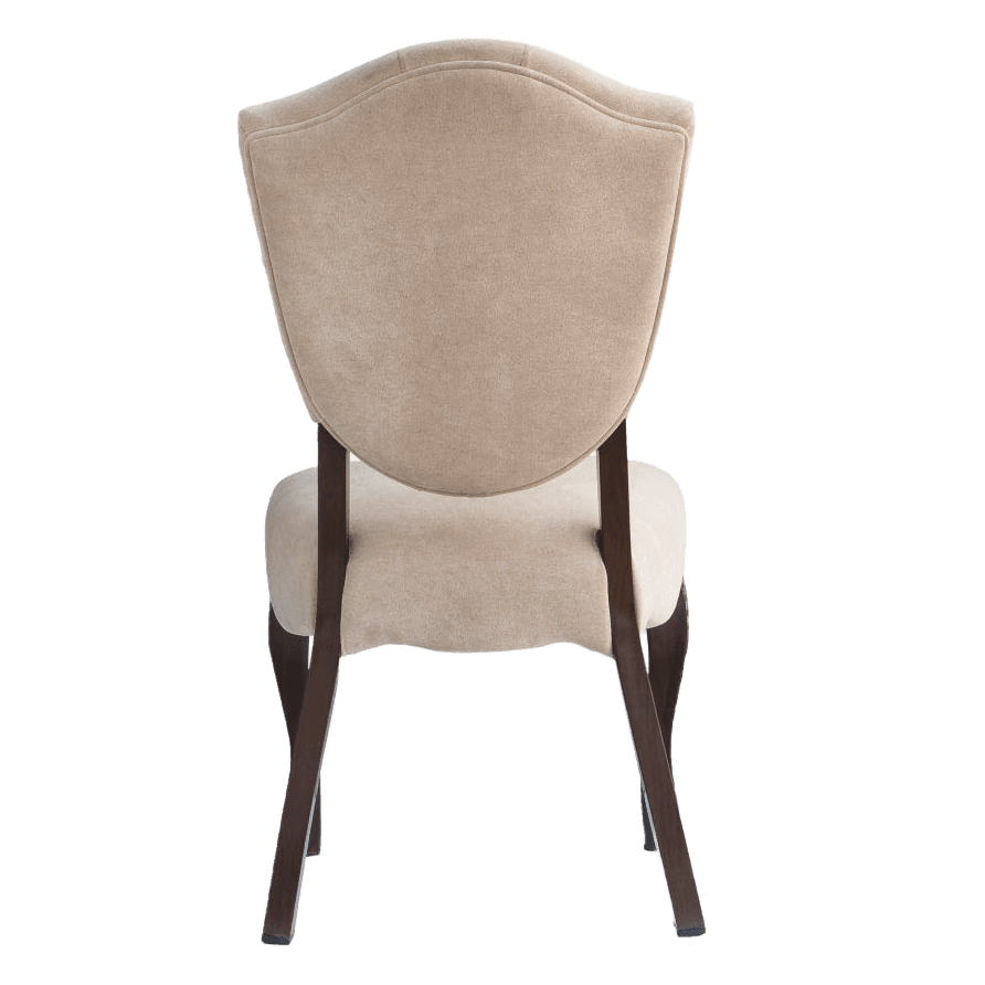 Maisie Wood Grain Aluminum Upholstered Chair19fd93f23381d200b5