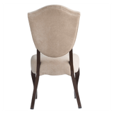 Maisie Wood Grain Aluminum Upholstered Chair19fd93f23381d200b5