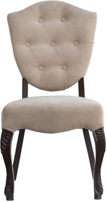 Maisie Wood Grain Aluminum Upholstered Chair19fd93f23384ad35a9