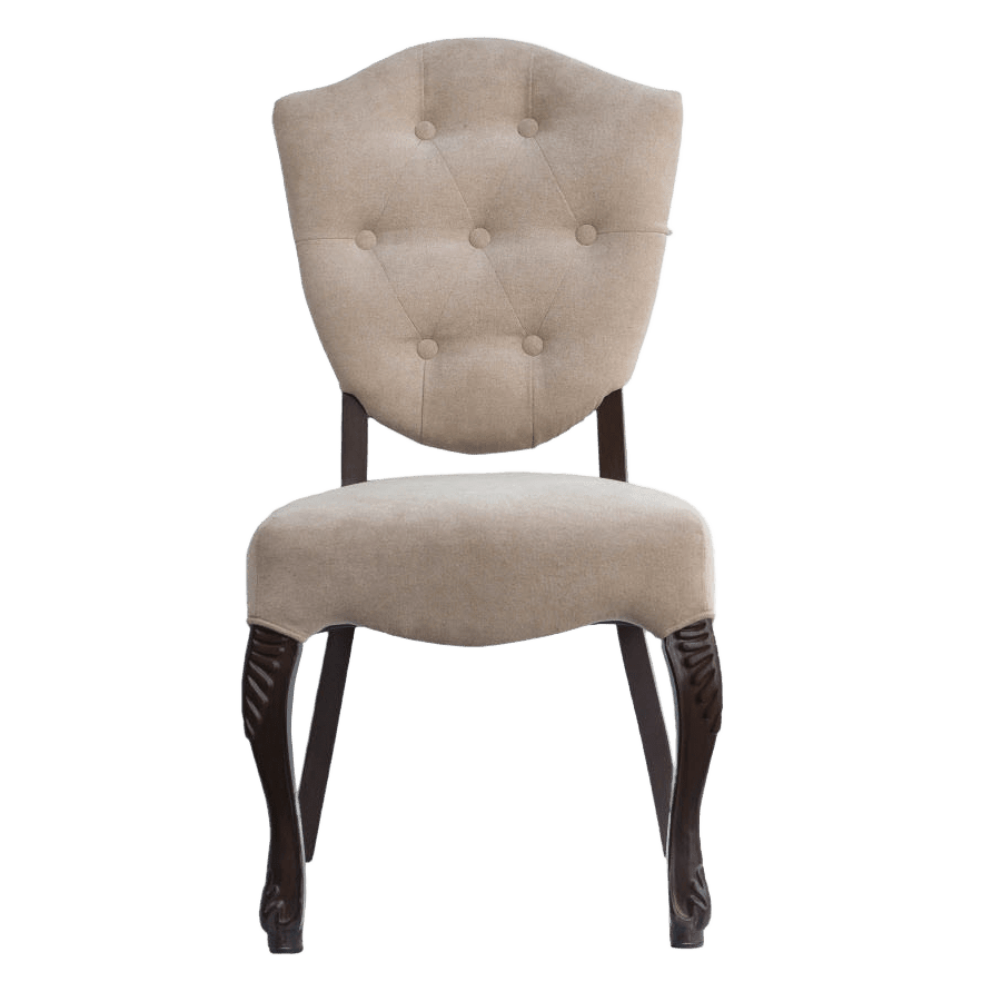Maisie Wood Grain Aluminum Upholstered Chair19fd93f23384ad35a9
