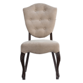 Maisie Wood Grain Aluminum Upholstered Chair19fd93f23384ad35a9