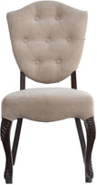 Maisie Wood Grain Aluminum Upholstered Chair19fd93f23384ad35a9