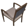 Siena Aluminum Armchair   1a06c98c3675334117