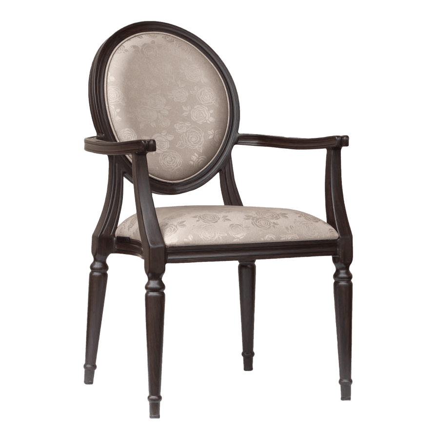 Philippe Padded Aluminum Arm Chair19fd93cf62420ef0a5