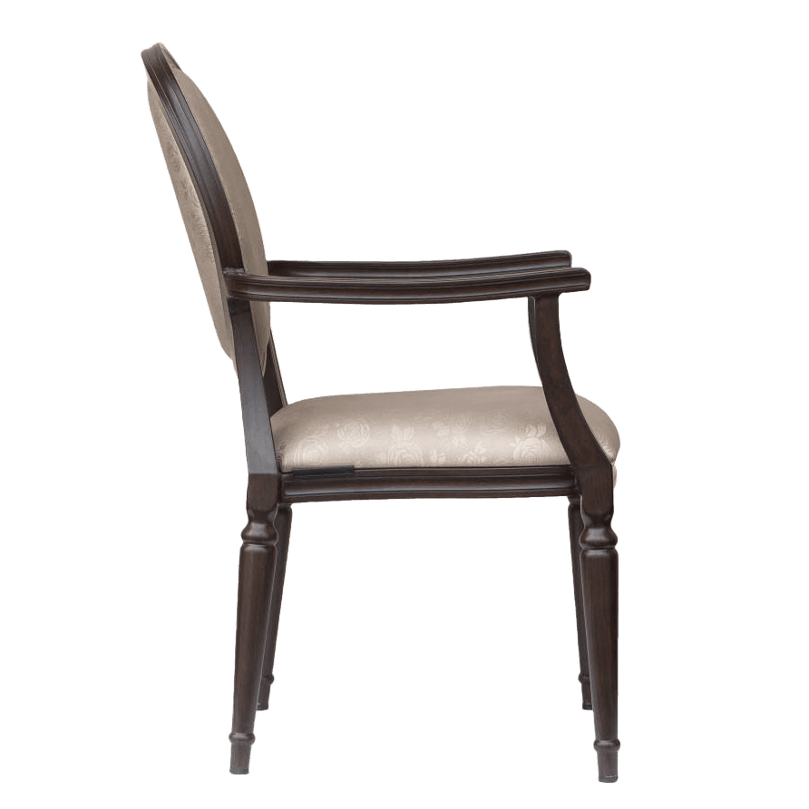 Philippe Padded Aluminum Arm Chair19fd93cf62419029fb