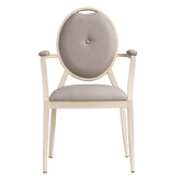 Minerva Padded Aluminum Arm Chair19fd93ccdbd68e097b