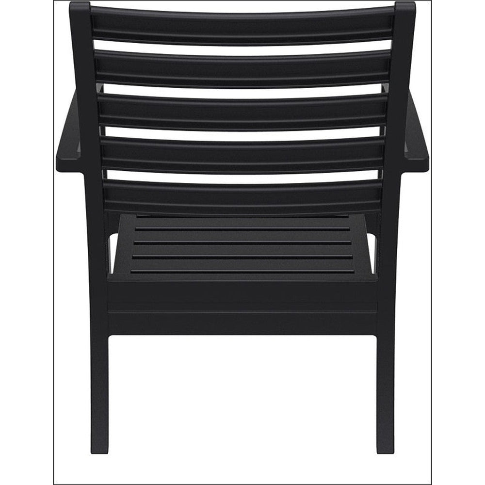 artemis xl club chair black isp004 bla