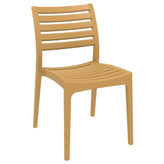 ares outdoor dining chair teak brown isp009 tea