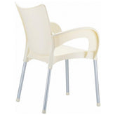 romeo resin dining arm chair dark blue isp043 dbl