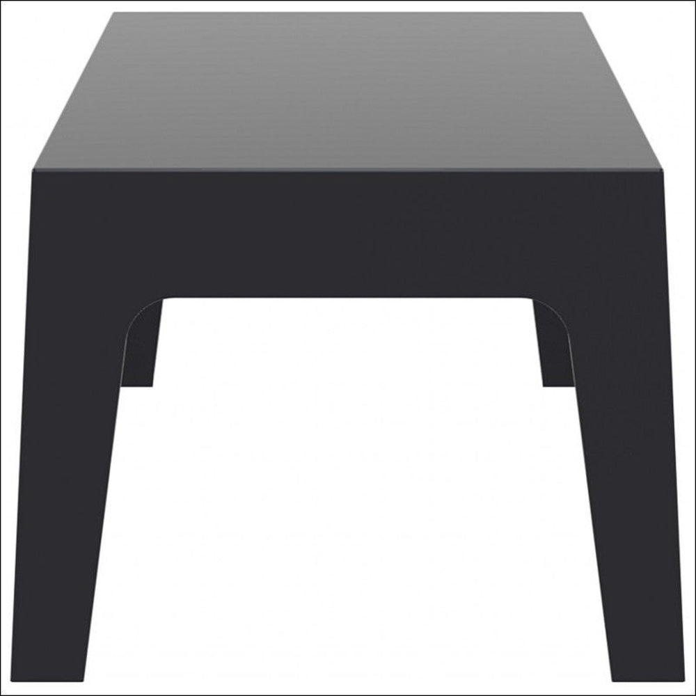 box resin outdoor center table black isp064 bla