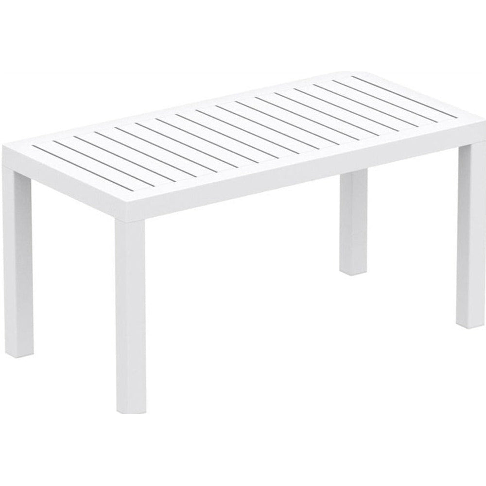 ocean rectangle cofee table white isp069 whi