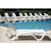 aqua pool chaise lounge white isp076 whi