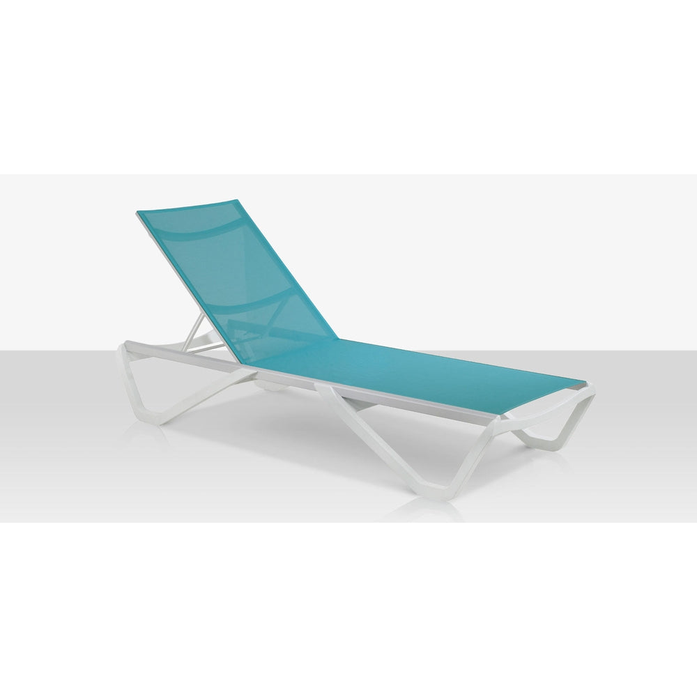 Wave Armless Outdoor Chaise Lounge
