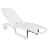 sundance pool chaise lounge white isp080 whi