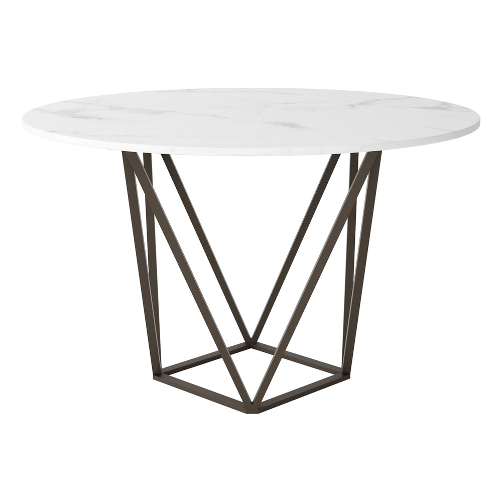 tintern dining table stone and antique brass