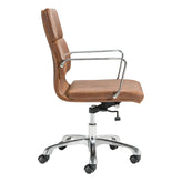 ithaca office chair vintage brown