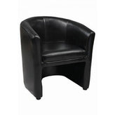 black vinyl lounge chair 99