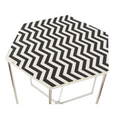 forma side table black white