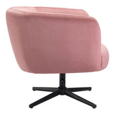 elia accent chair pink