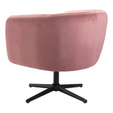 elia accent chair pink