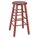 demi solid wood backless bar stool 99