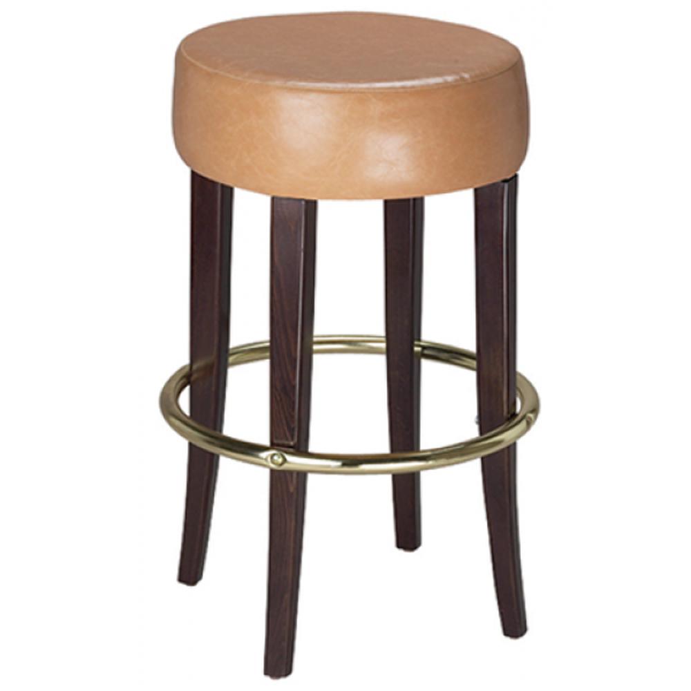 round solid wood backless bar stool 99