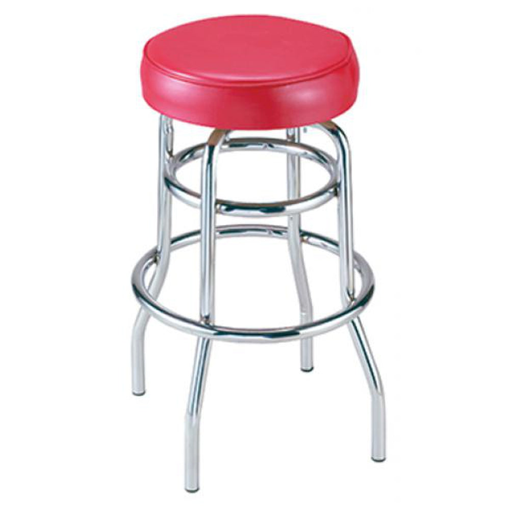 classic chrome backless counter stool 99