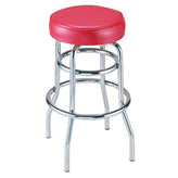 classic chrome backless counter stool 99