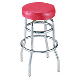classic chrome backless bar stool 99