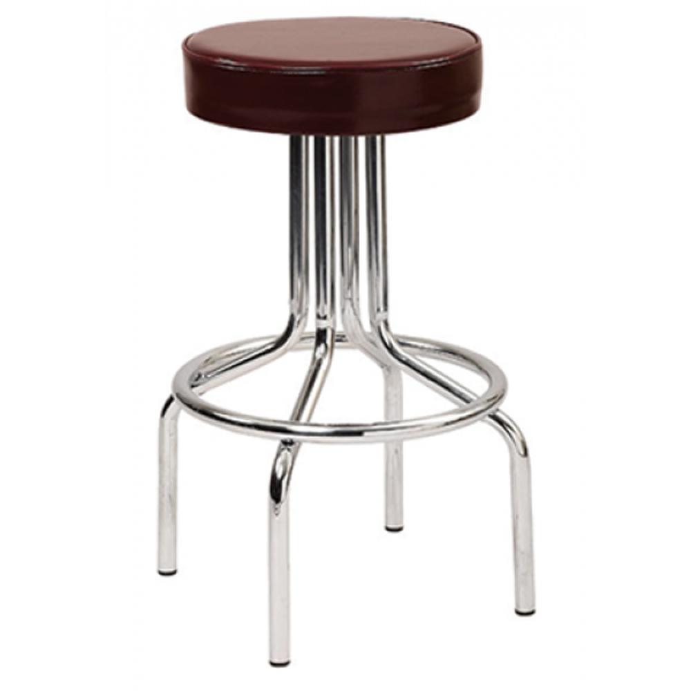 classic chrome backless bar stool 97