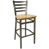 industrial seating lima trent clear bar stools