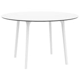 47 in. Round Maya Dining Height Outdoor Table