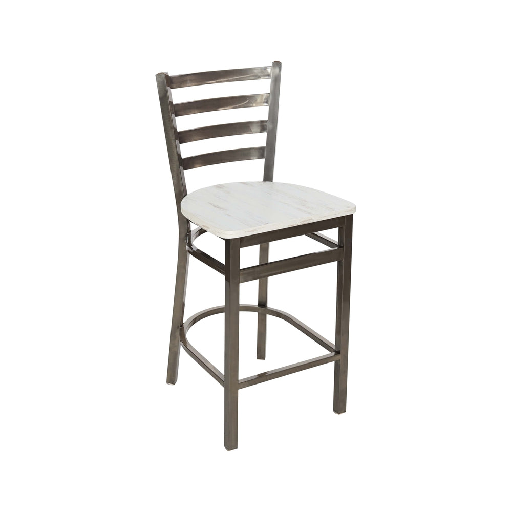 Lima Ladder Back Clear Counter Height Stool